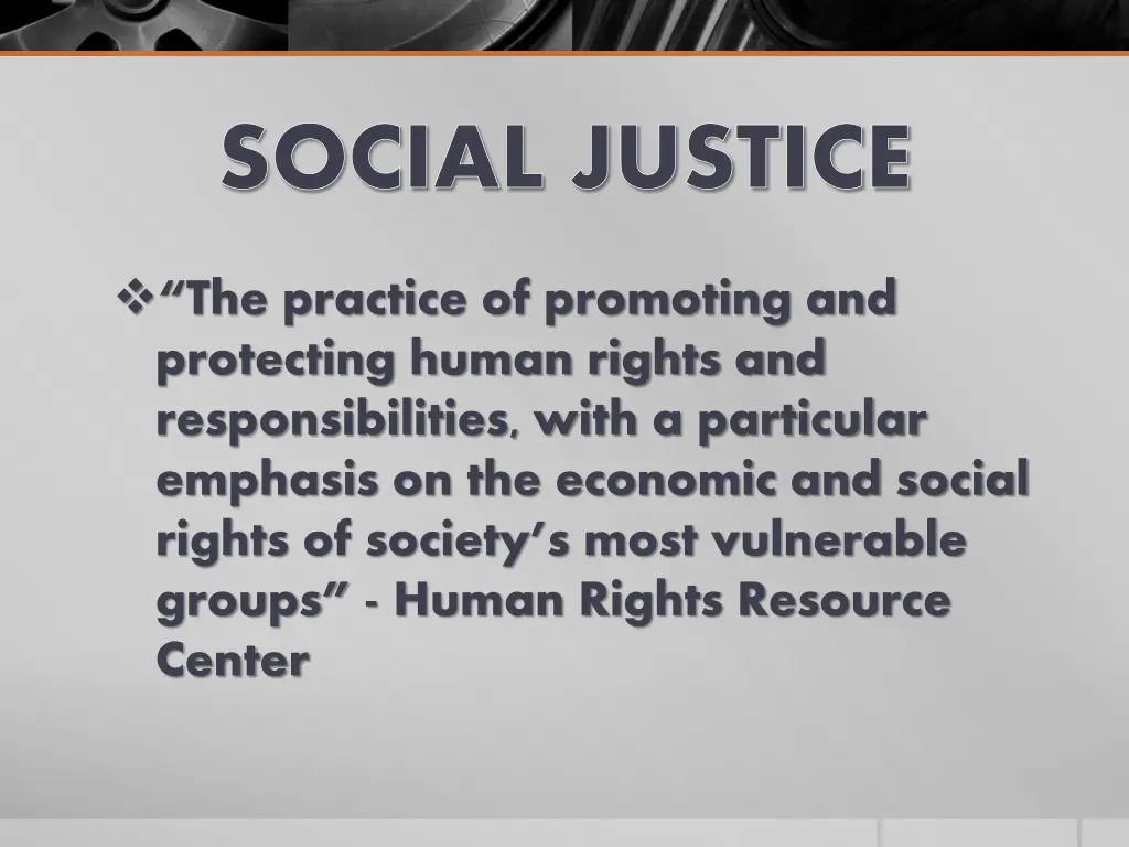 social justice