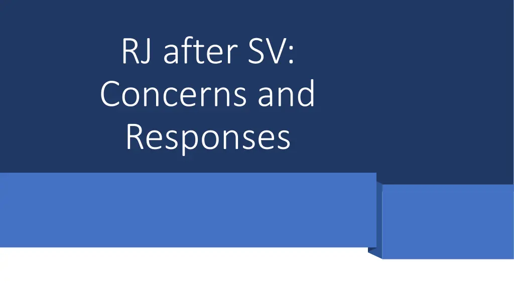 rj after sv concerns and responses