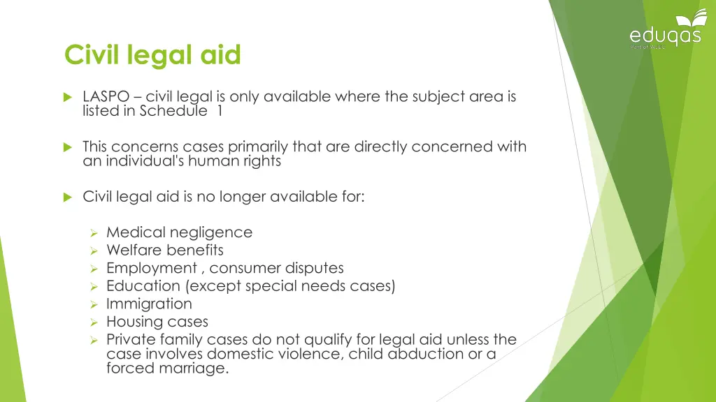 civil legal aid