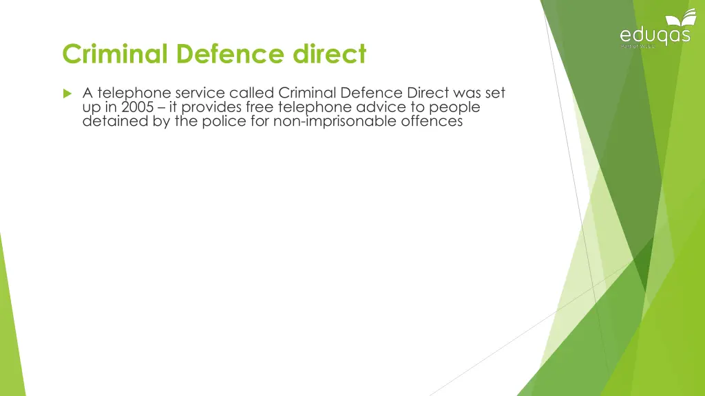 criminal defence direct