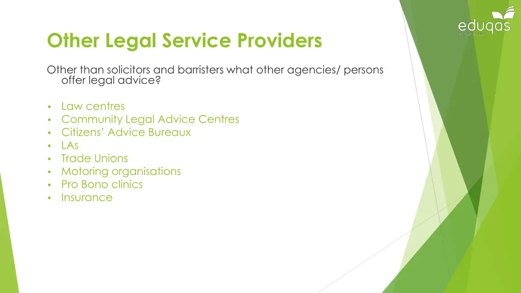 other legal service providers