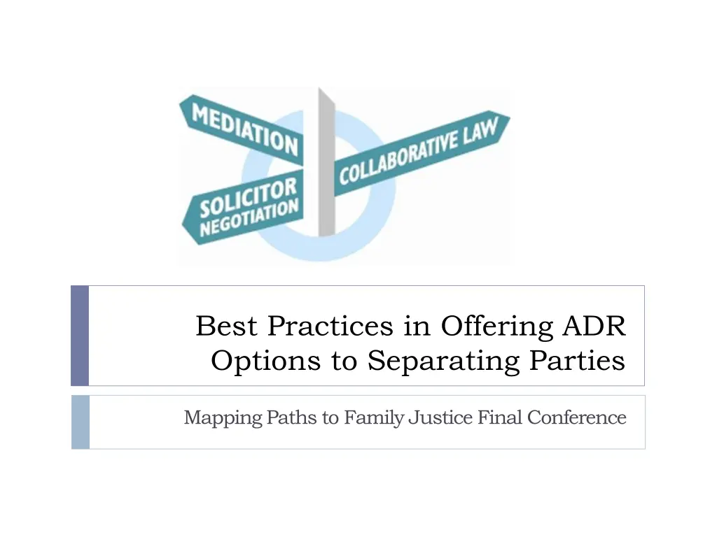 best practices in offering adr options