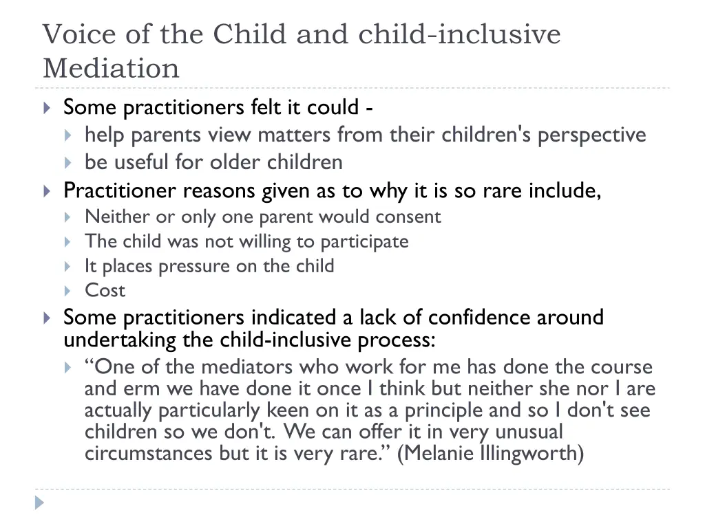 voice of the child and child inclusive mediation 1