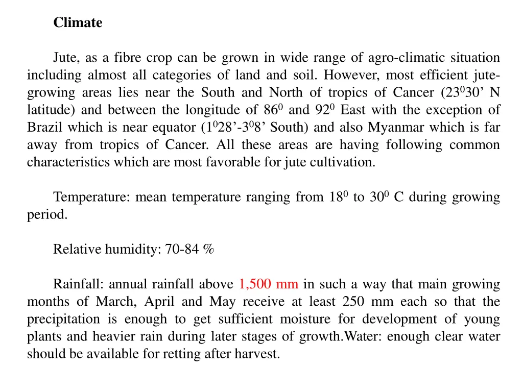 climate