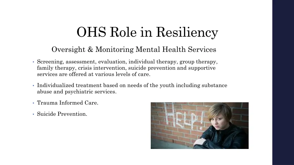 ohs role in resiliency 1