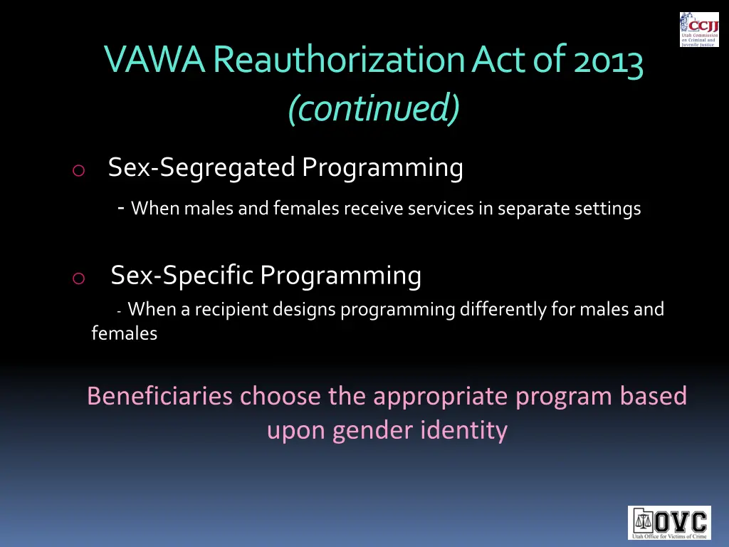 vawa reauthorization act of 2013 continued 1