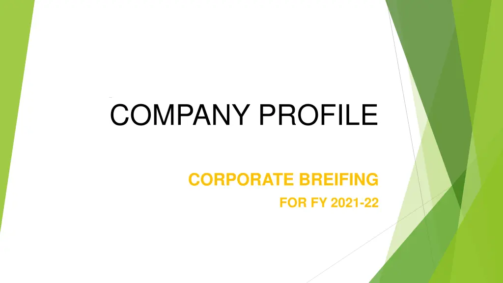 company profile