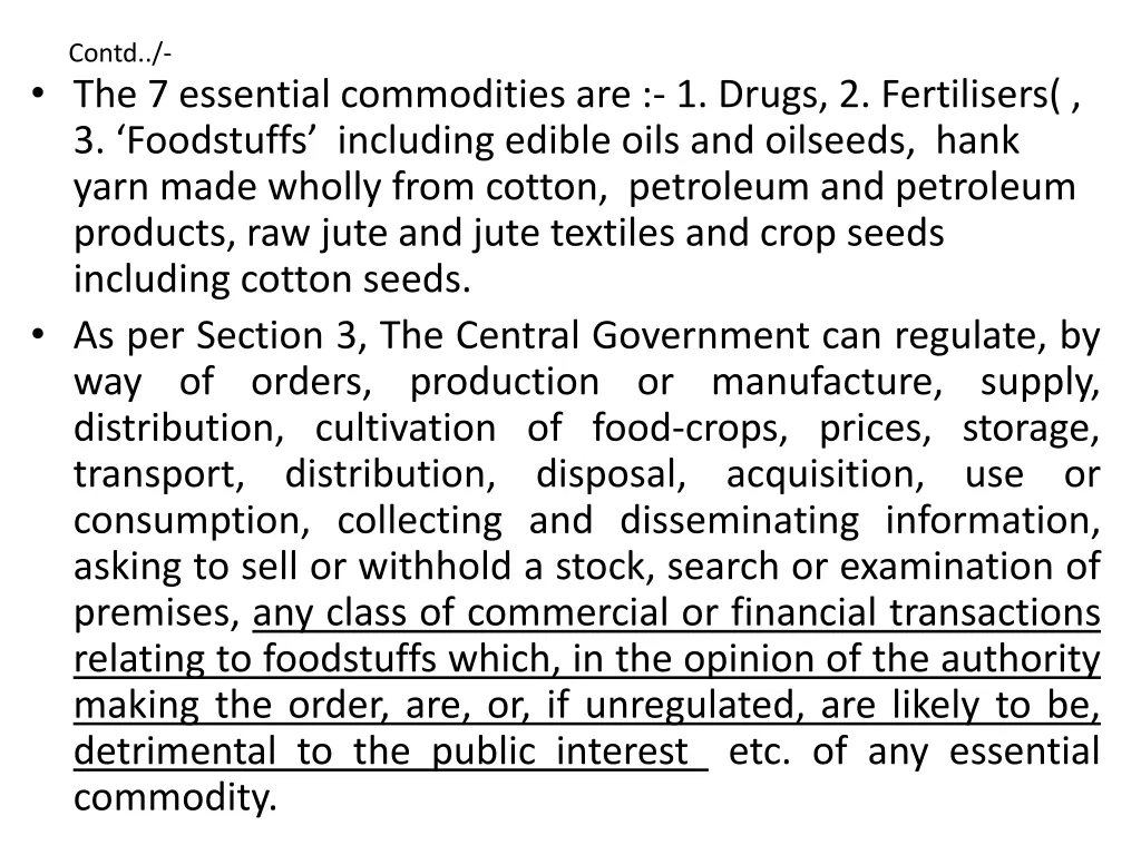 contd the 7 essential commodities are 1 drugs