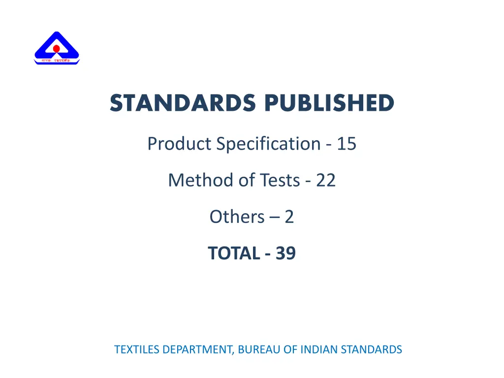 standards published