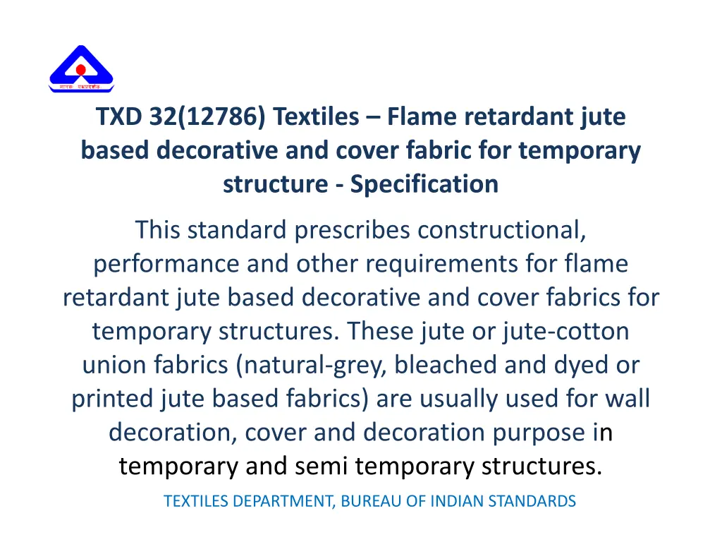 txd 32 12786 textiles flame retardant jute based