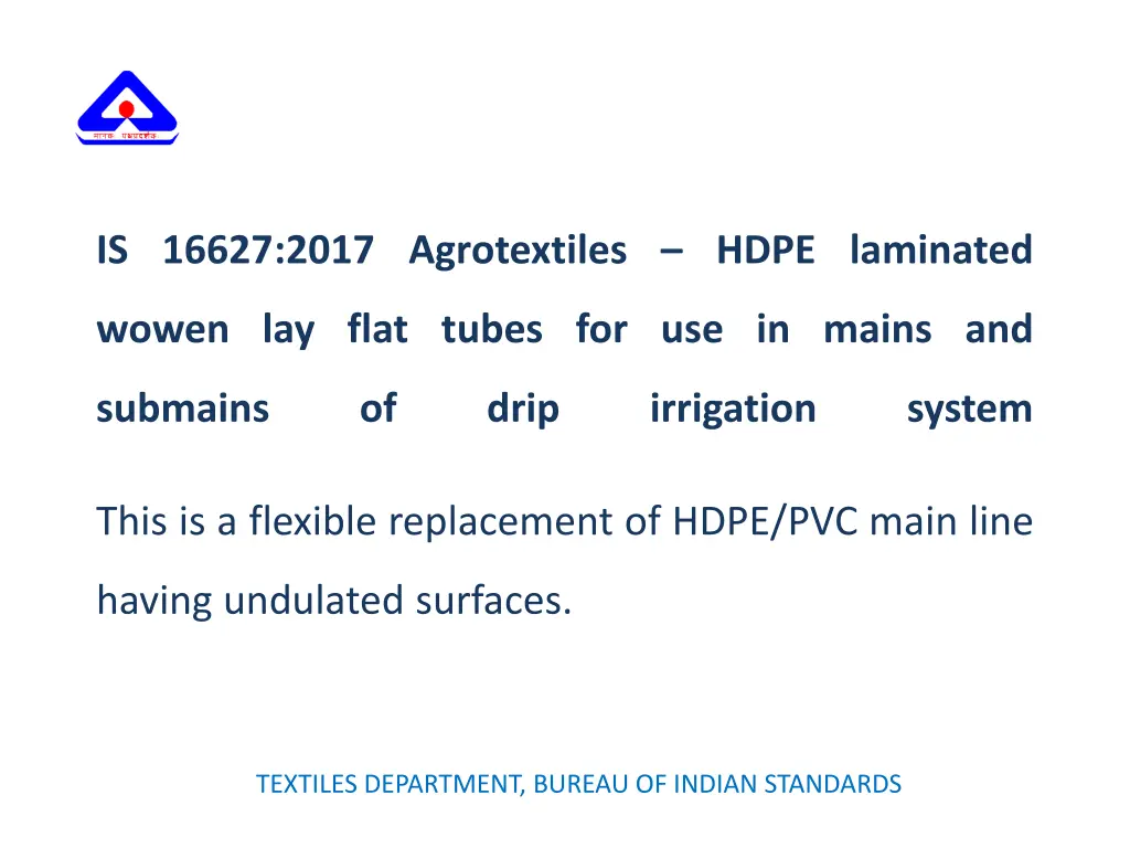 is 16627 2017 agrotextiles hdpe laminated