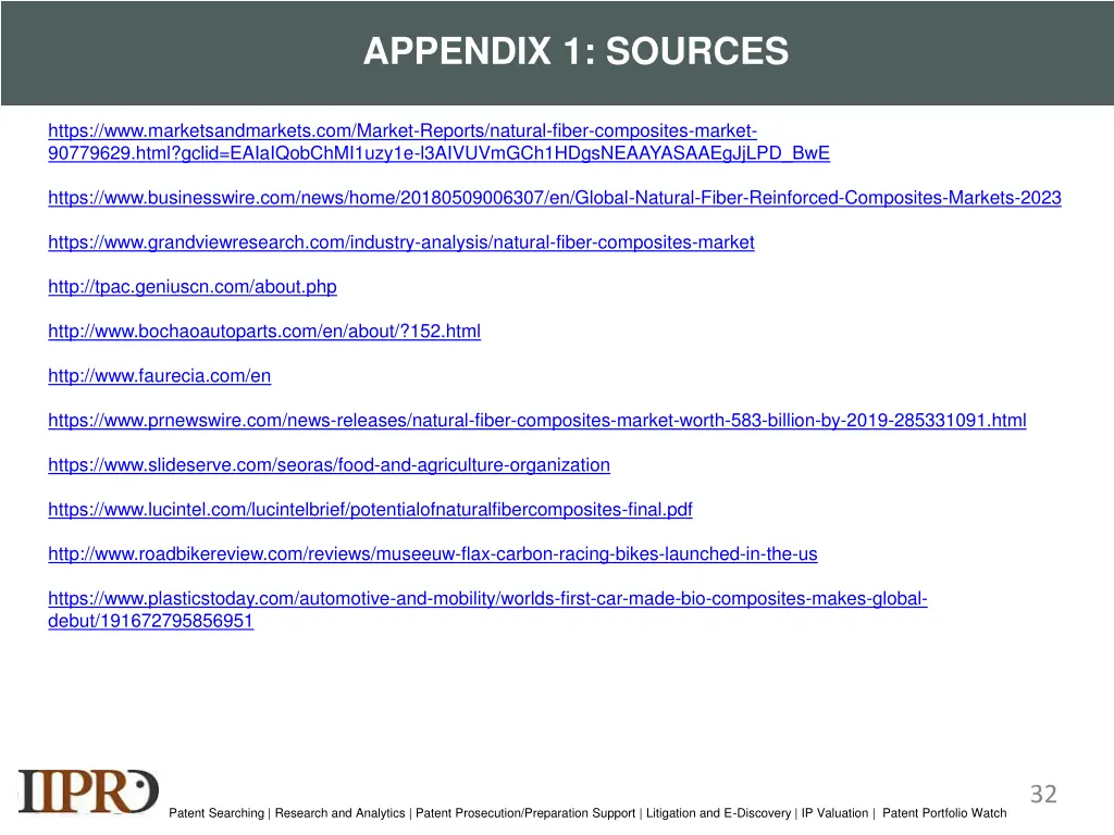 appendix 1 sources