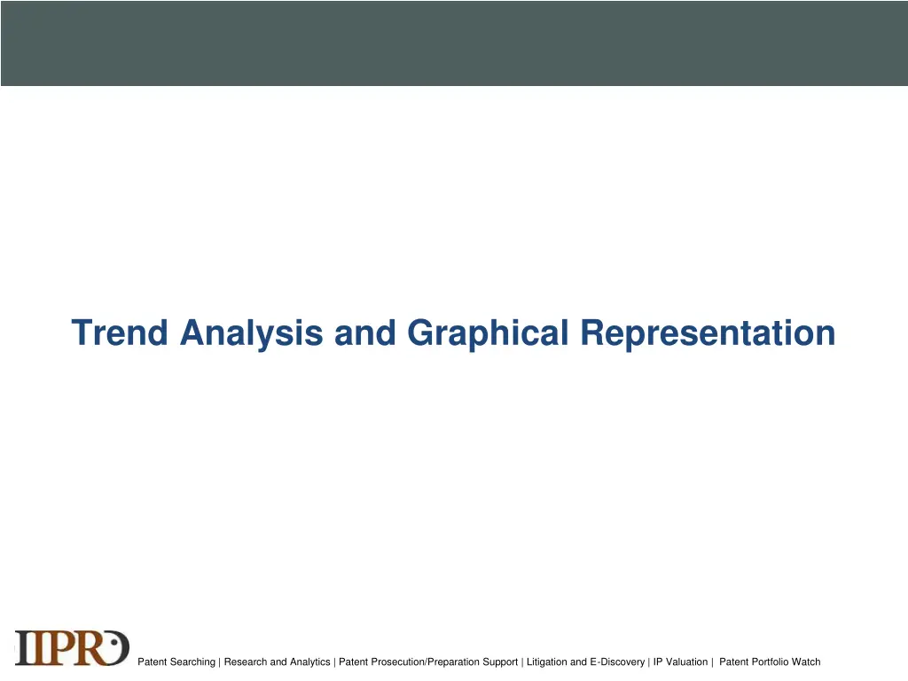 trend analysis and graphical representation