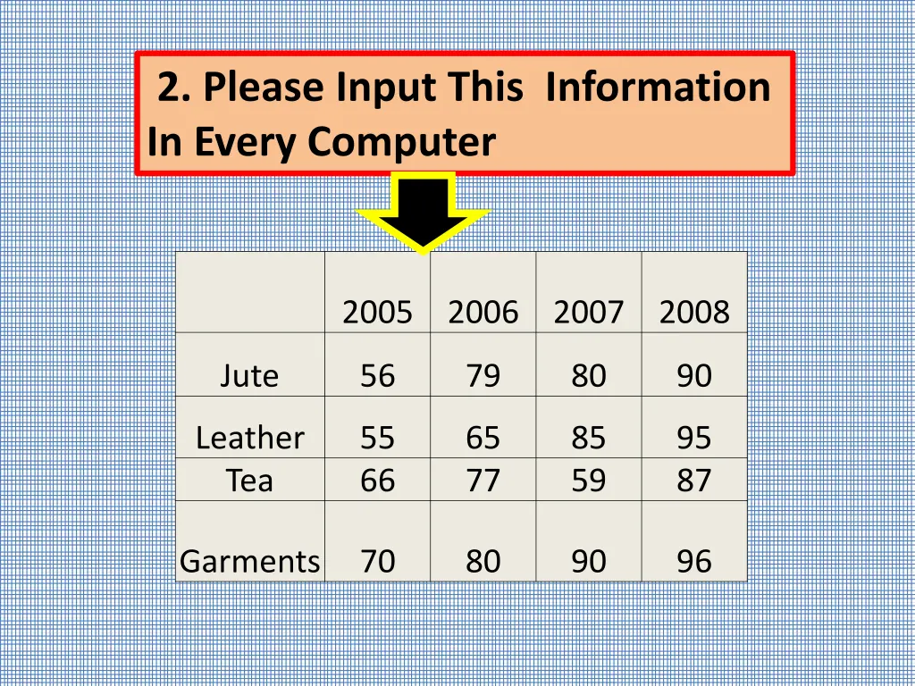 2 please input this information in every computer