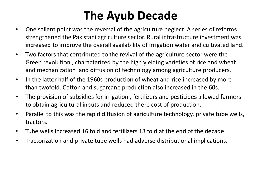 the ayub decade 4