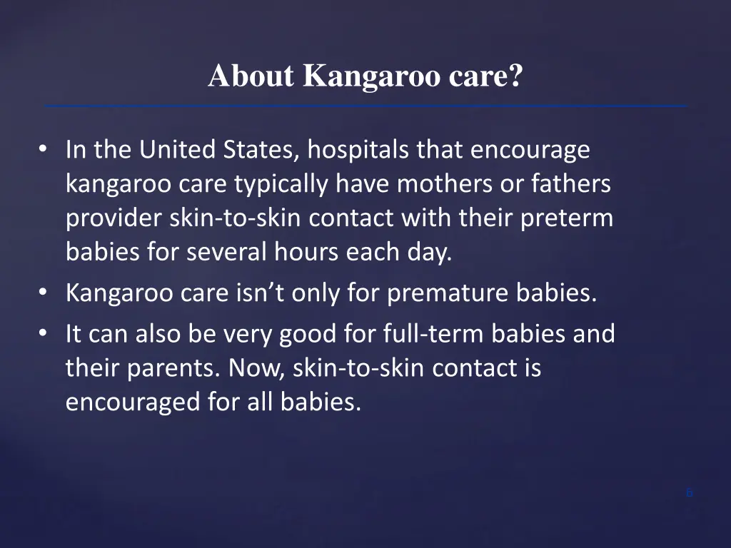 about kangaroo care 1