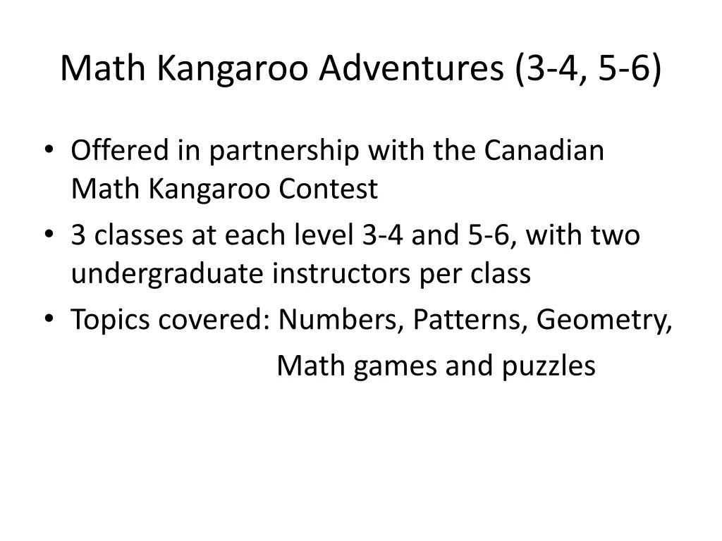 math kangaroo adventures 3 4 5 6