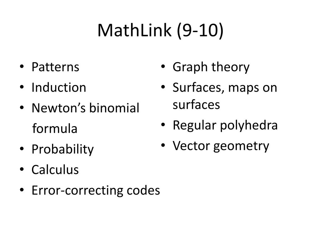 mathlink 9 10