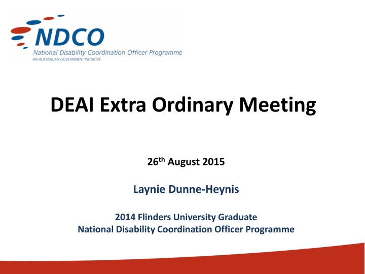 deai extra ordinary meeting