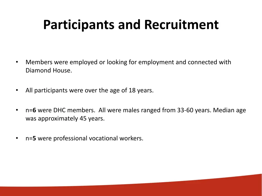 participants and recruitment