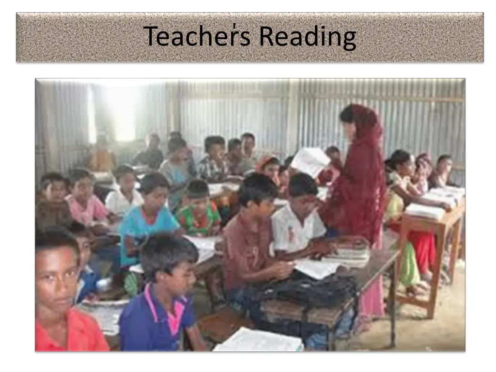 teacher s reading