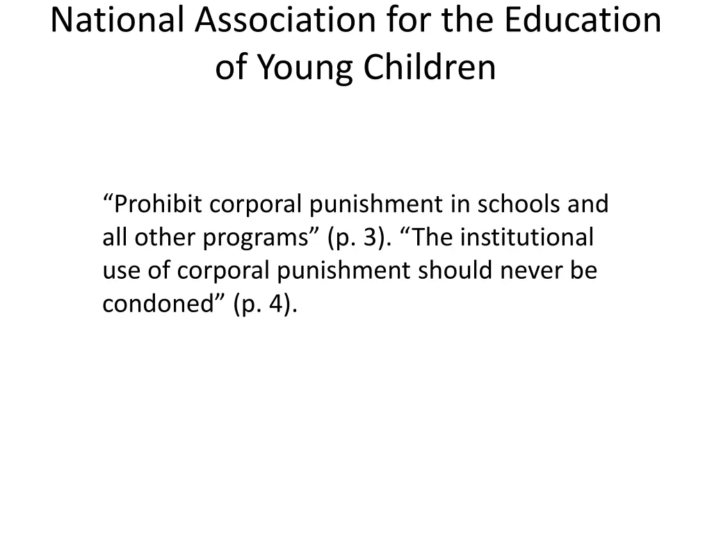 national association for the education of young