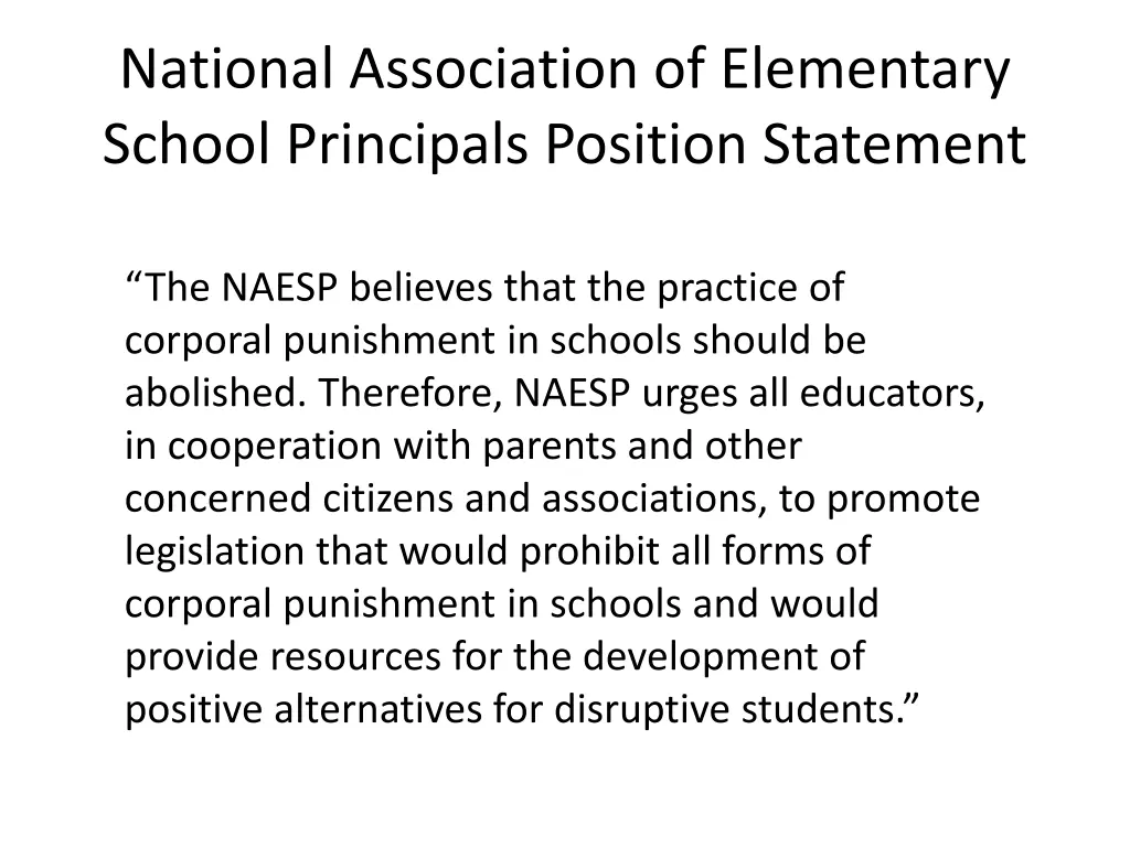 national association of elementary school