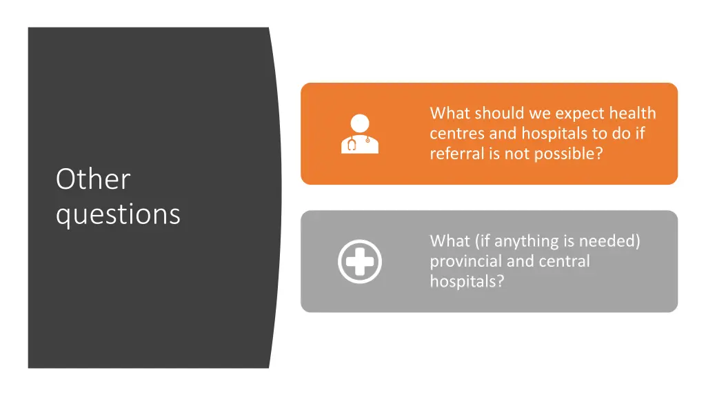 what should we expect health centres