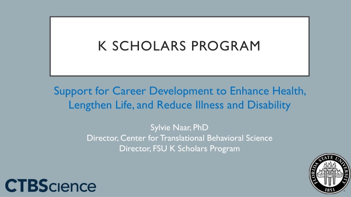 k scholars program