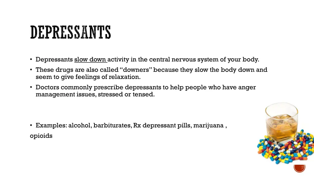 depressants