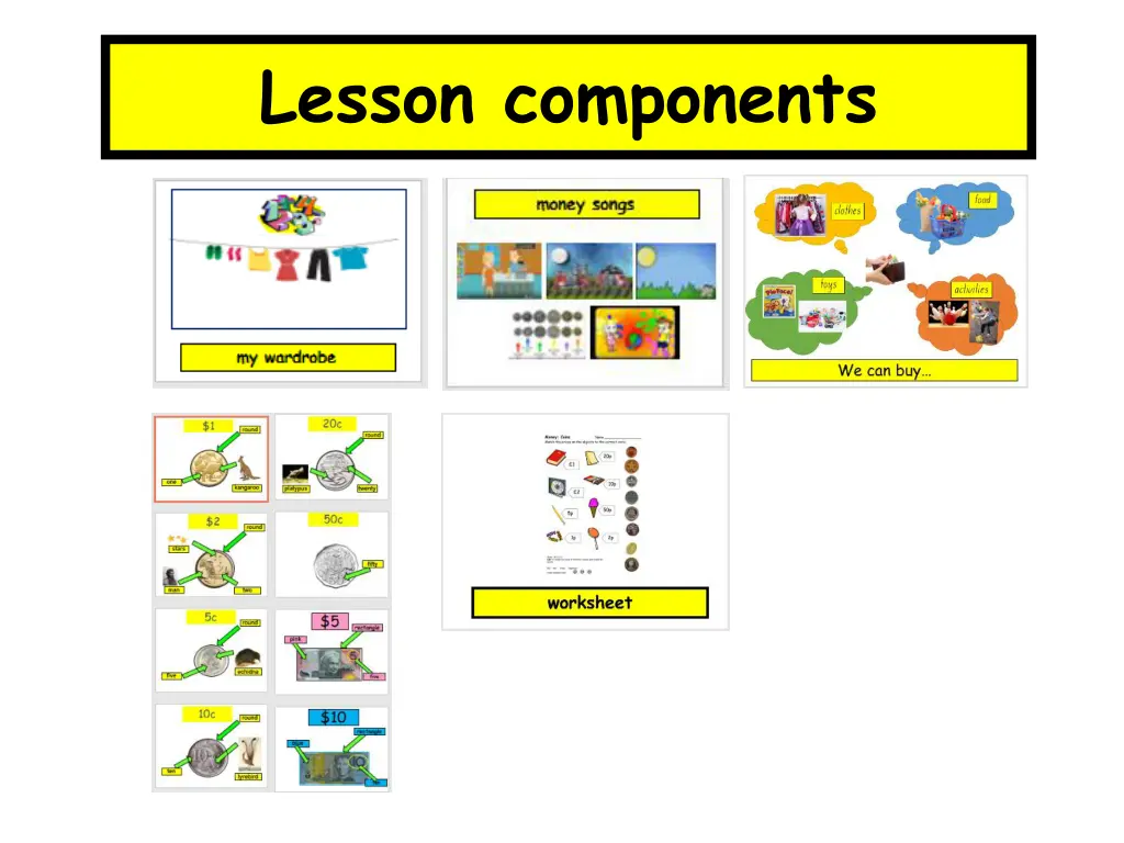 lesson components