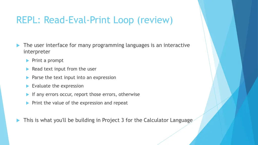 repl read eval print loop review