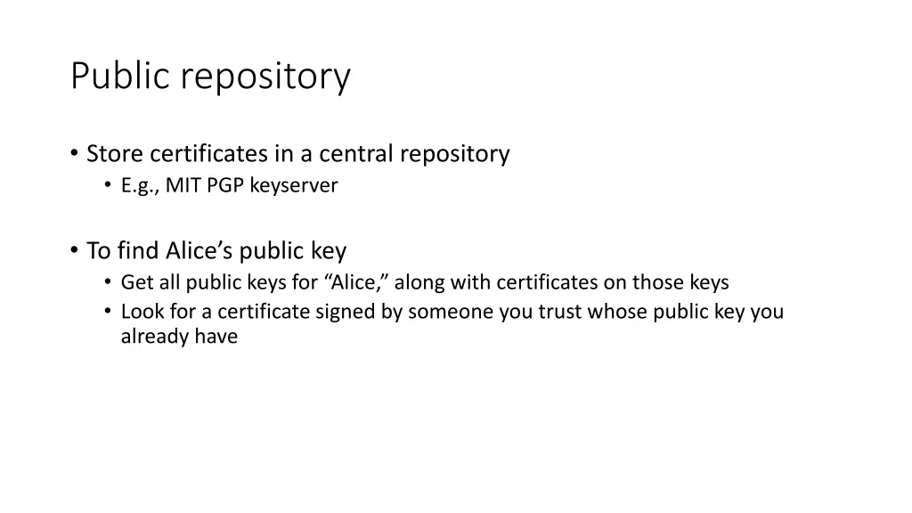 public repository