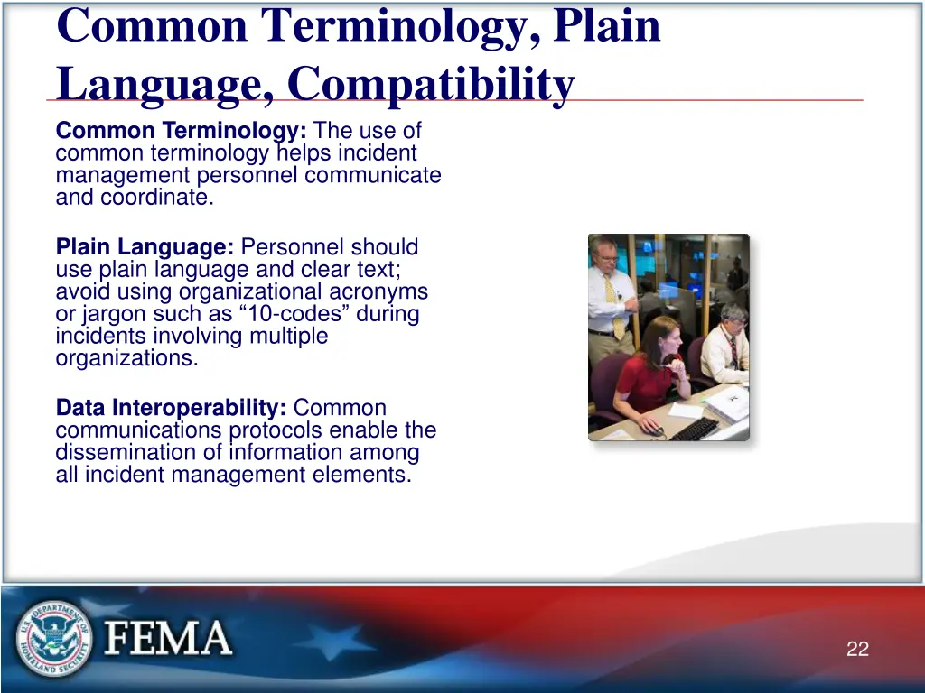 common terminology plain language compatibility