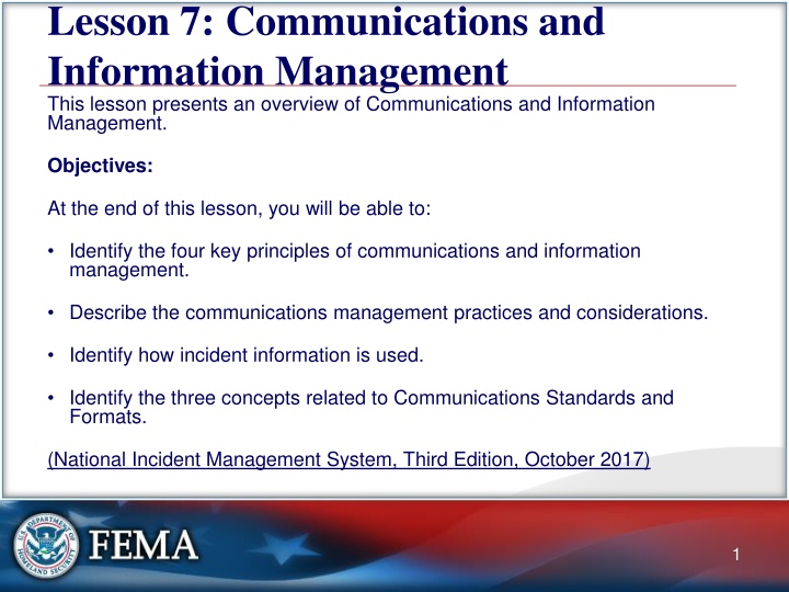 lesson 7 communications and information