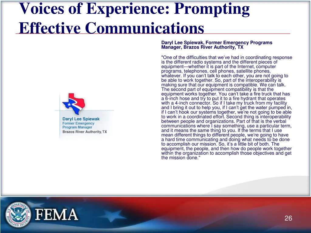 voices of experience prompting effective 1