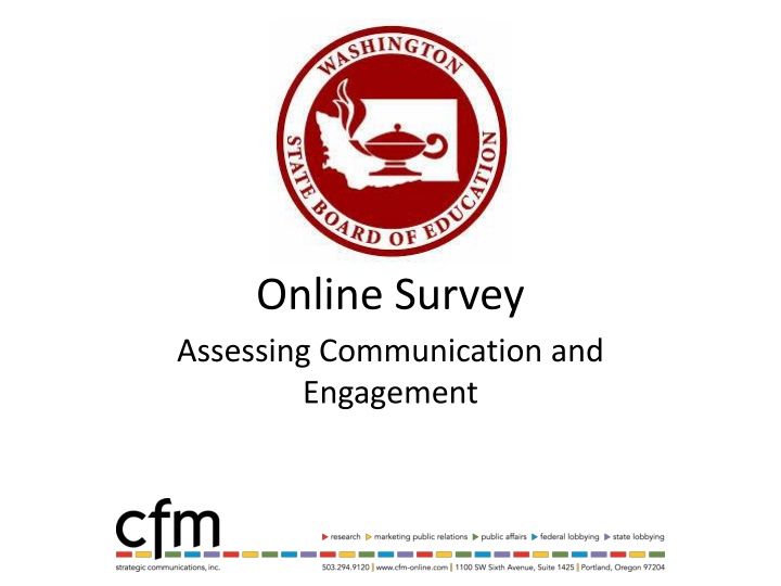 online survey assessing communication