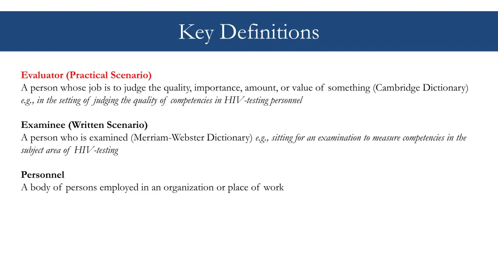 key definitions 2