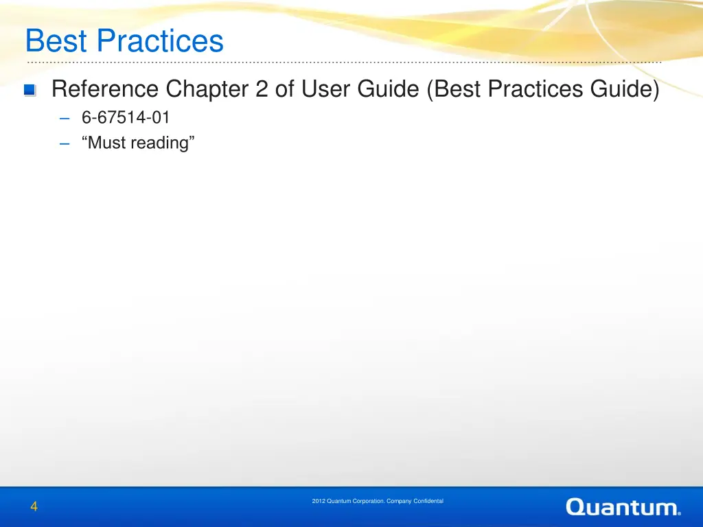 best practices