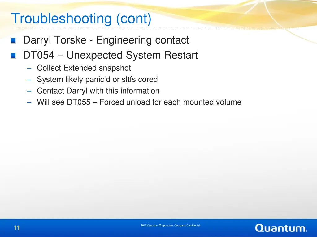 troubleshooting cont 1