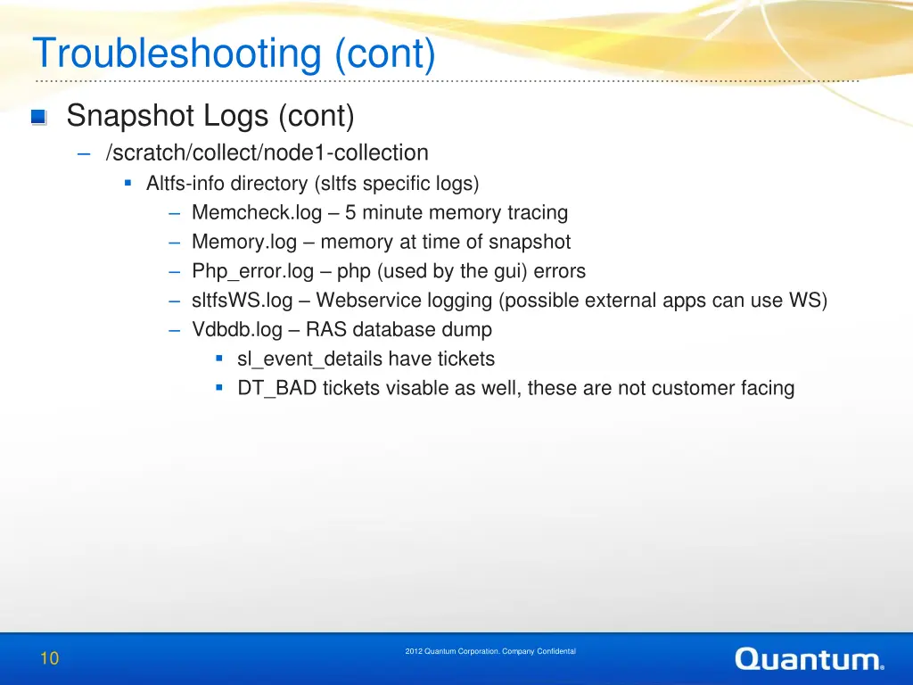 troubleshooting cont