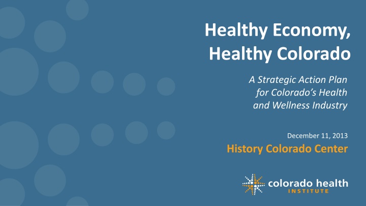 healthy economy healthy colorado