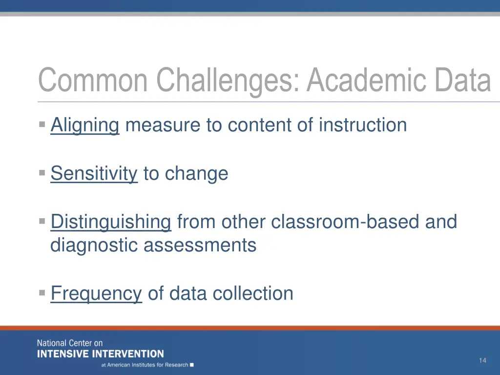 common challenges academic data