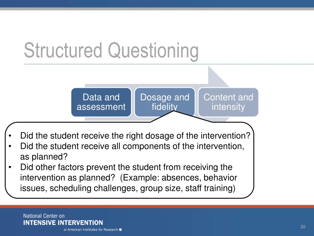 structured questioning 1