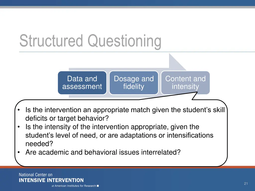 structured questioning 2