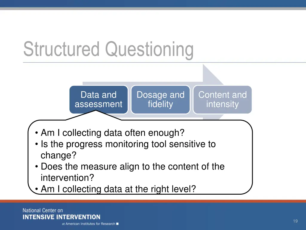 structured questioning