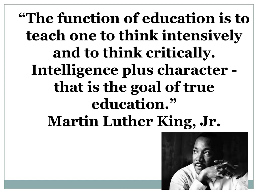 the function of education is to teach