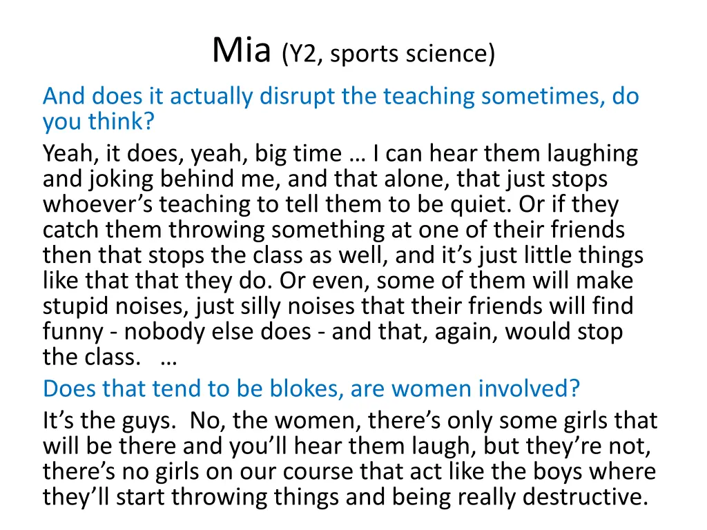 mia y2 sports science