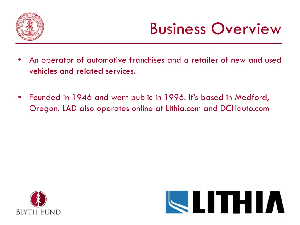 business overview