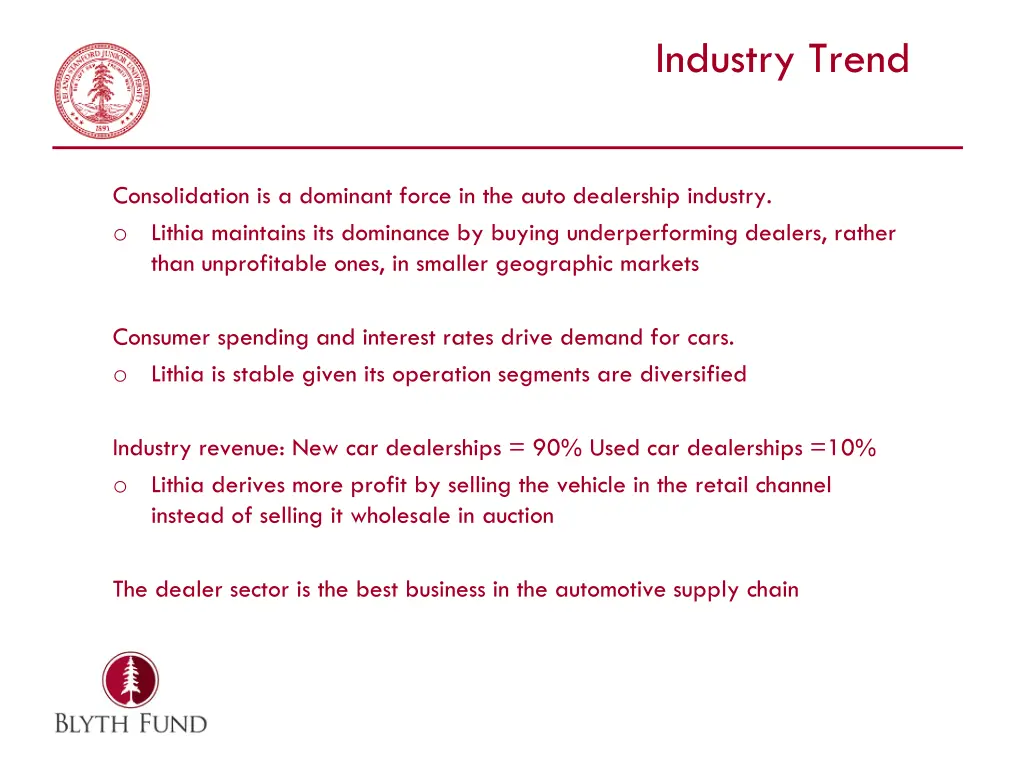 industry trend